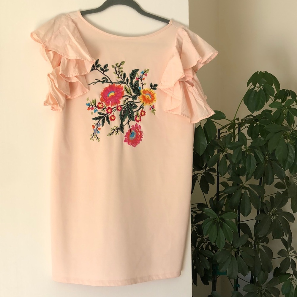 Zara Embroidered Dress